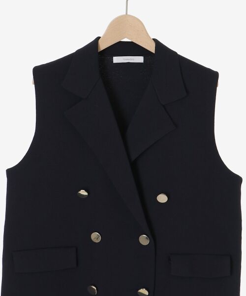 le.coeur blanc / ルクールブラン その他アウター | 《手洗い可能》TORRAZZO DONNAミラノリブニットベスト | 詳細29