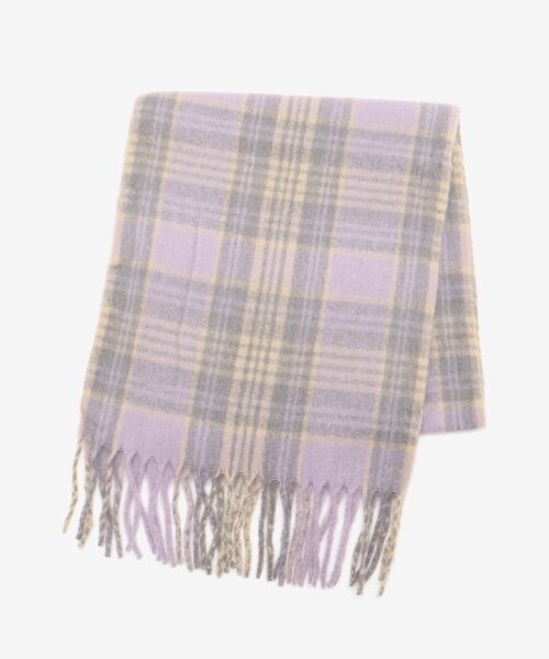 le.coeur blanc / ルクールブラン マフラー・ショール・スヌード・ストール | チェック起毛ストール | 詳細6