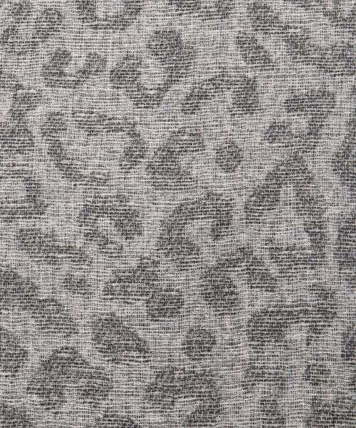 le.coeur blanc / ルクールブラン マフラー・ショール・スヌード・ストール | レオパード＆ヘリンボーン柄ストール | 詳細11