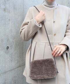 le.coeur blanc / ルクールブラン ショルダーバッグ | フェイクボアミニショルダー