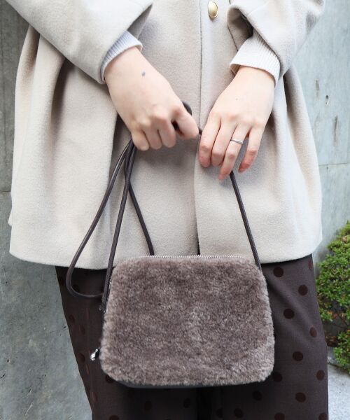 le.coeur blanc / ルクールブラン ショルダーバッグ | フェイクボアミニショルダー | 詳細10