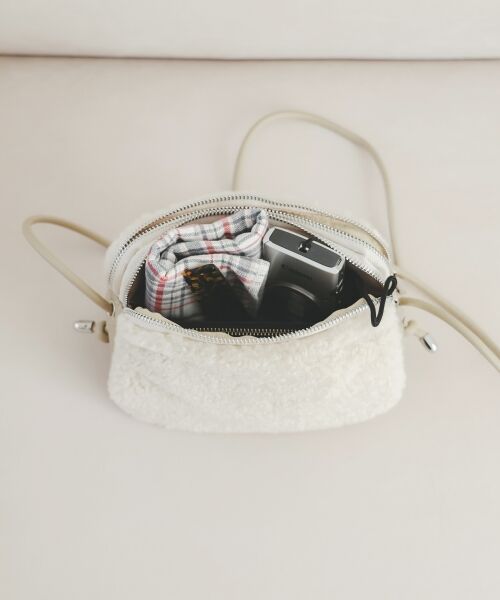 le.coeur blanc / ルクールブラン ショルダーバッグ | フェイクボアミニショルダー | 詳細4