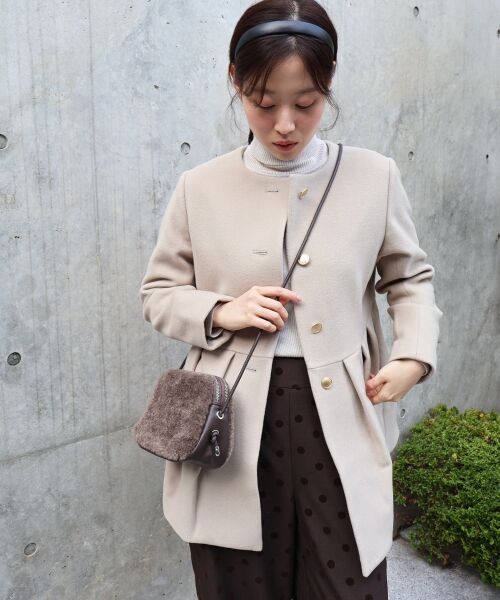 le.coeur blanc / ルクールブラン ショルダーバッグ | フェイクボアミニショルダー | 詳細7