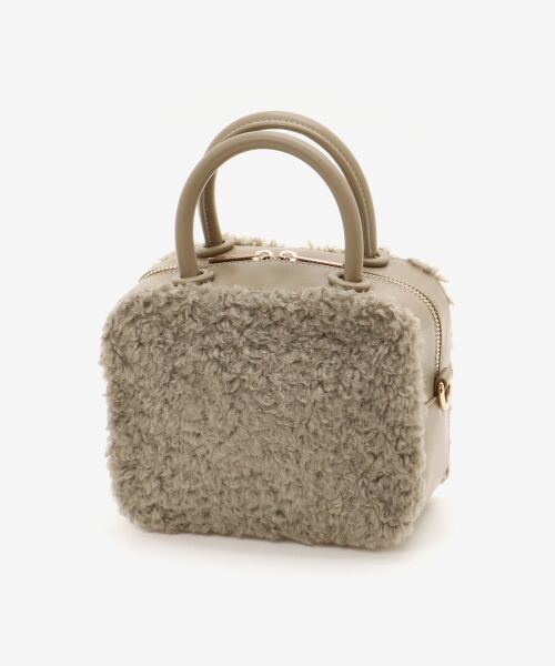 le.coeur blanc / ルクールブラン ボストンバッグ | ボアコンビ2WAYミニボストン | 詳細20