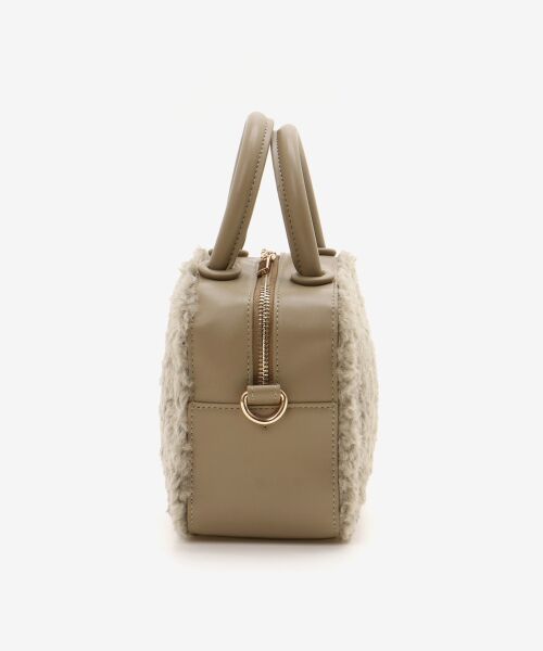 le.coeur blanc / ルクールブラン ボストンバッグ | ボアコンビ2WAYミニボストン | 詳細21