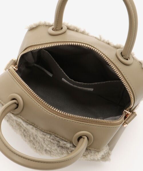 le.coeur blanc / ルクールブラン ボストンバッグ | ボアコンビ2WAYミニボストン | 詳細25