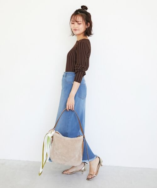 le.coeur blanc / ルクールブラン トートバッグ | ボアコンビワンショルダーバッグ | 詳細16