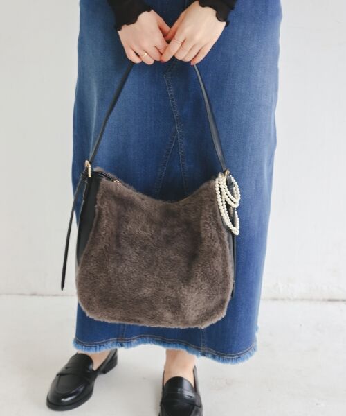 le.coeur blanc / ルクールブラン トートバッグ | ボアコンビワンショルダーバッグ | 詳細7