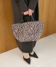 le.coeur blanc / ルクールブラン トートバッグ | ポーチ付きジャガードトート