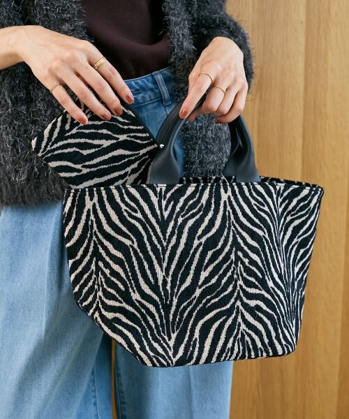 le.coeur blanc / ルクールブラン トートバッグ | ポーチ付きジャガードトート | 詳細10