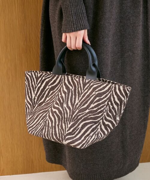 le.coeur blanc / ルクールブラン トートバッグ | ポーチ付きジャガードトート | 詳細3