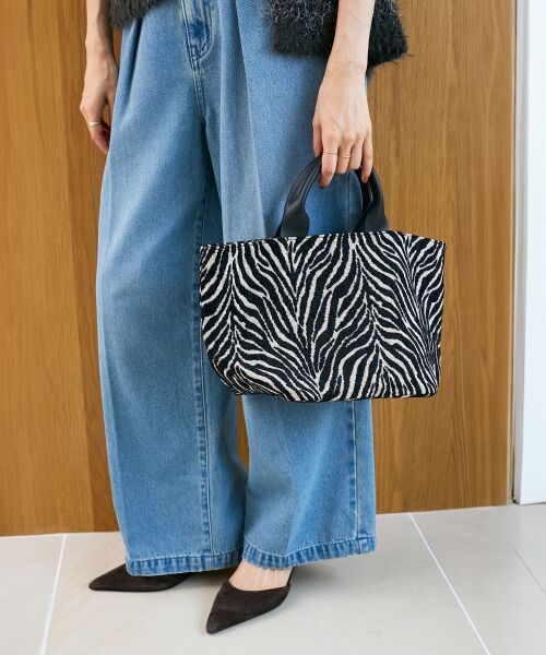 le.coeur blanc / ルクールブラン トートバッグ | ポーチ付きジャガードトート | 詳細8