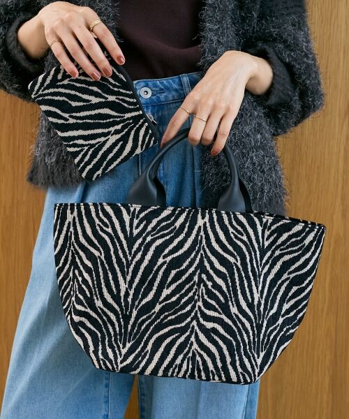 le.coeur blanc / ルクールブラン トートバッグ | ポーチ付きジャガードトート | 詳細9