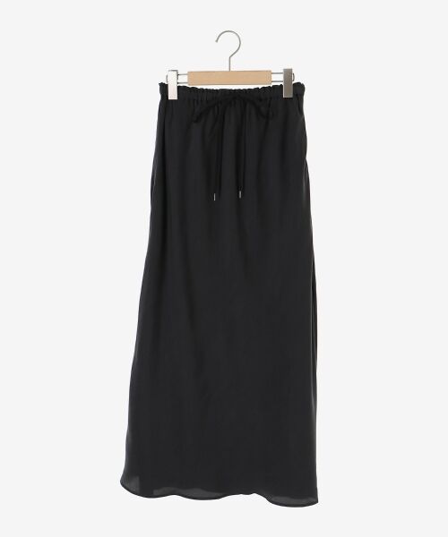 le.coeur blanc / ルクールブラン ロング・マキシ丈スカート | 《手洗い可能》キュプラフィブリルナロースカート | 詳細1