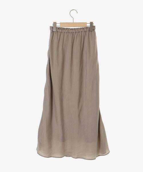le.coeur blanc / ルクールブラン ロング・マキシ丈スカート | 《手洗い可能》キュプラフィブリルナロースカート | 詳細27