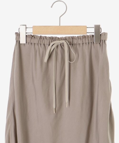 le.coeur blanc / ルクールブラン ロング・マキシ丈スカート | 《手洗い可能》キュプラフィブリルナロースカート | 詳細28