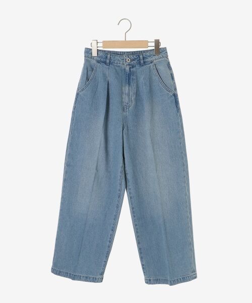 le.coeur blanc / ルクールブラン デニムパンツ | タックワイドデニムパンツ | 詳細1