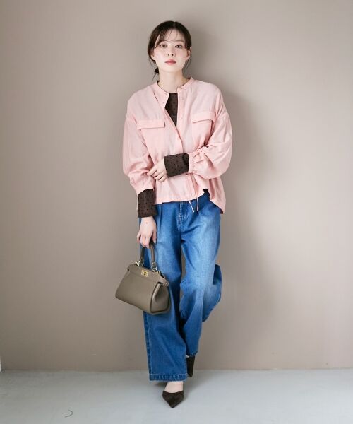 le.coeur blanc / ルクールブラン デニムパンツ | タックワイドデニムパンツ | 詳細29