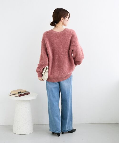 le.coeur blanc / ルクールブラン デニムパンツ | タックワイドデニムパンツ | 詳細9