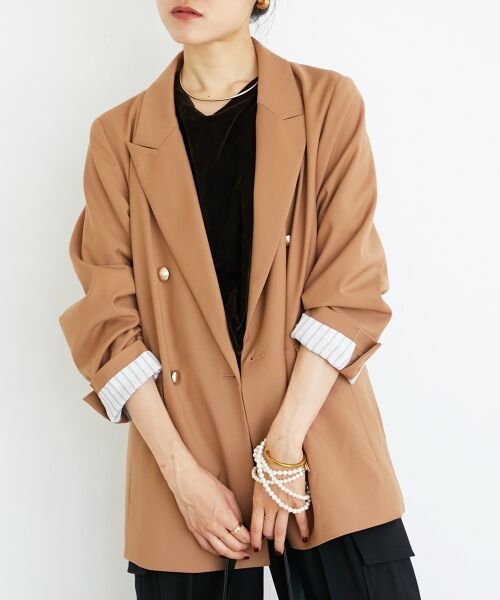 le.coeur blanc / ルクールブラン その他アウター | ダブルブレストジャケット | 詳細12