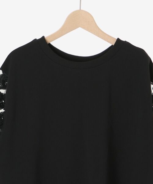 le.coeur blanc / ルクールブラン カットソー | 《手洗い可能》スリーブシアーレースプルオーバー | 詳細19