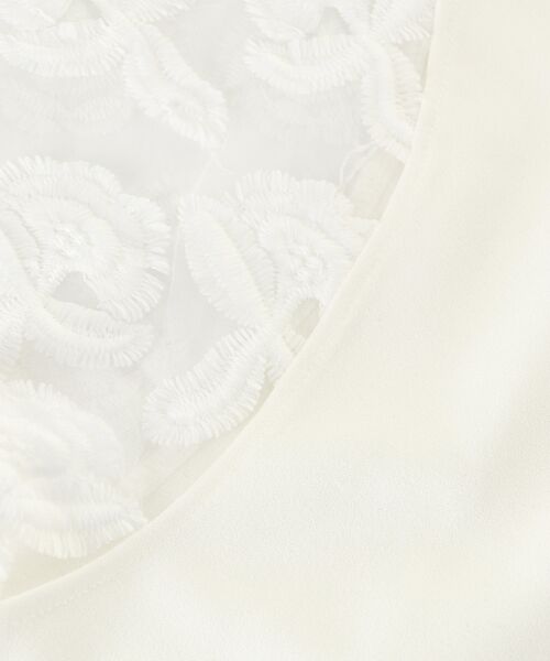 le.coeur blanc / ルクールブラン カットソー | 《手洗い可能》スリーブシアーレースプルオーバー | 詳細22