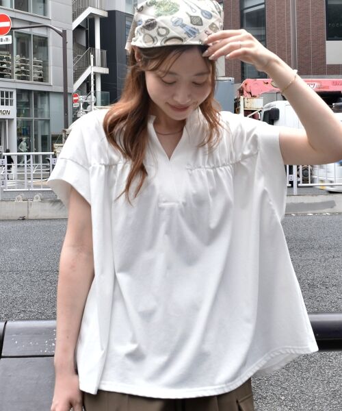 le.coeur blanc / ルクールブラン カットソー | スキッパーカットプルオーバー | 詳細2