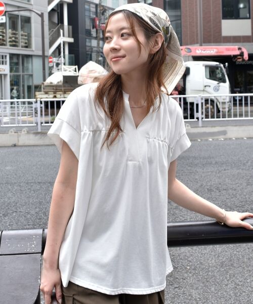 le.coeur blanc / ルクールブラン カットソー | スキッパーカットプルオーバー | 詳細4