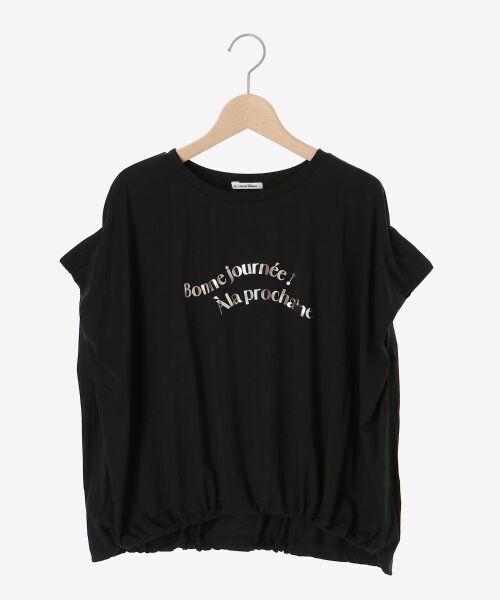 le.coeur blanc / ルクールブラン Tシャツ | 《手洗い可能》ドロストハクプリントTシャツ | 詳細18