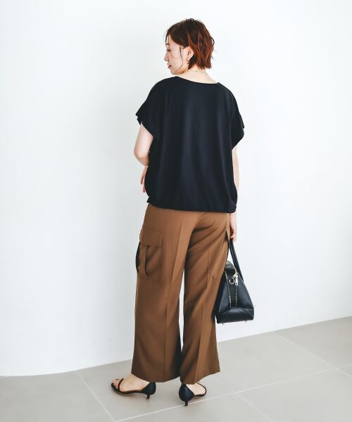 le.coeur blanc / ルクールブラン Tシャツ | 《手洗い可能》ドロストハクプリントTシャツ | 詳細22