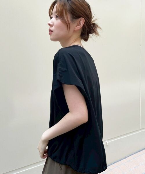 le.coeur blanc / ルクールブラン Tシャツ | 《手洗い可能》ドロストハクプリントTシャツ | 詳細27