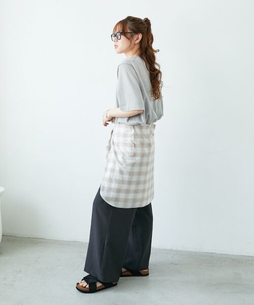 le.coeur blanc / ルクールブラン ニット・セーター | 《手洗い可能》シアー刺繍ハーフスリーブニット | 詳細25