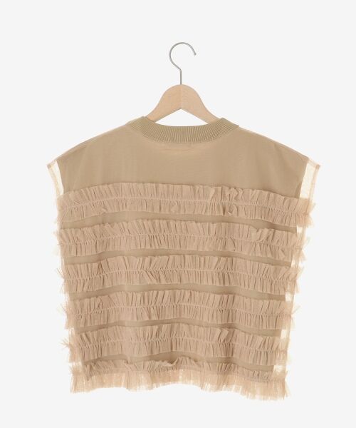 le.coeur blanc / ルクールブラン ニット・セーター | チュールフリルフレンチニット | 詳細20