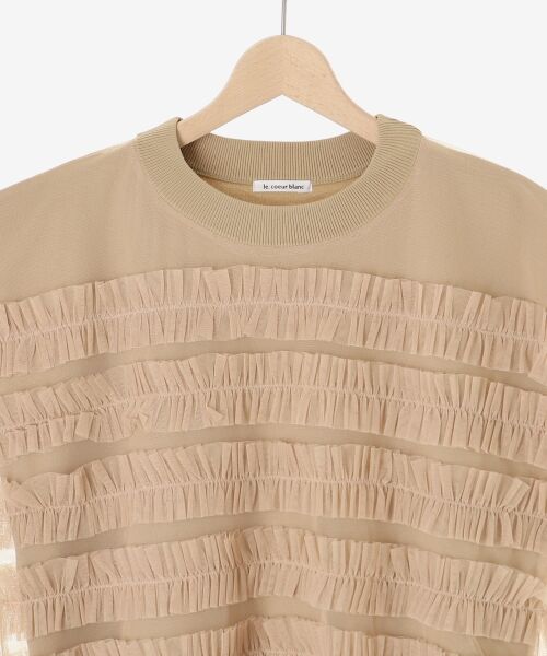 le.coeur blanc / ルクールブラン ニット・セーター | チュールフリルフレンチニット | 詳細21