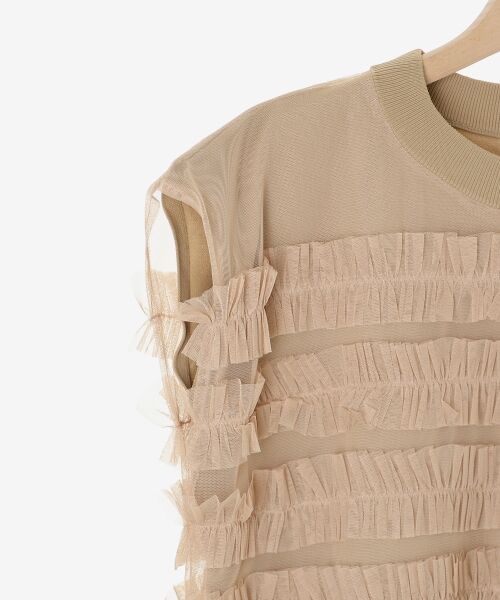 le.coeur blanc / ルクールブラン ニット・セーター | チュールフリルフレンチニット | 詳細22