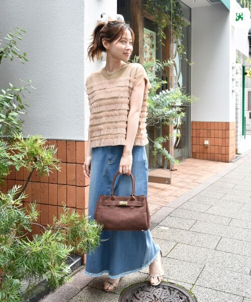 le.coeur blanc / ルクールブラン ニット・セーター | チュールフリルフレンチニット | 詳細7