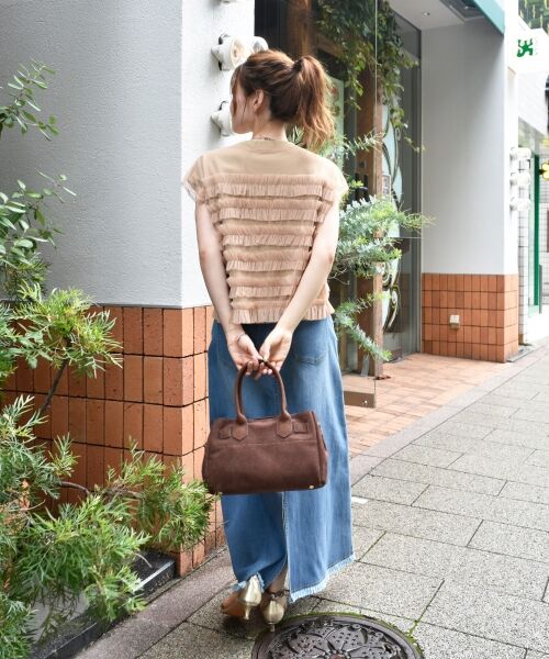 le.coeur blanc / ルクールブラン ニット・セーター | チュールフリルフレンチニット | 詳細9