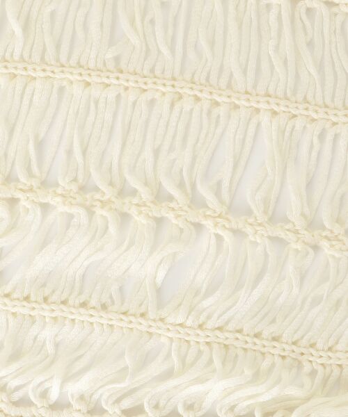le.coeur blanc / ルクールブラン ベスト | 《手洗い可能》透かし編みデザインニットベスト | 詳細25