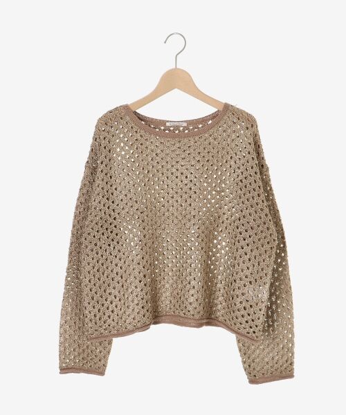 le.coeur blanc / ルクールブラン ニット・セーター | スパンコールメッシュニットプルオーバー | 詳細12
