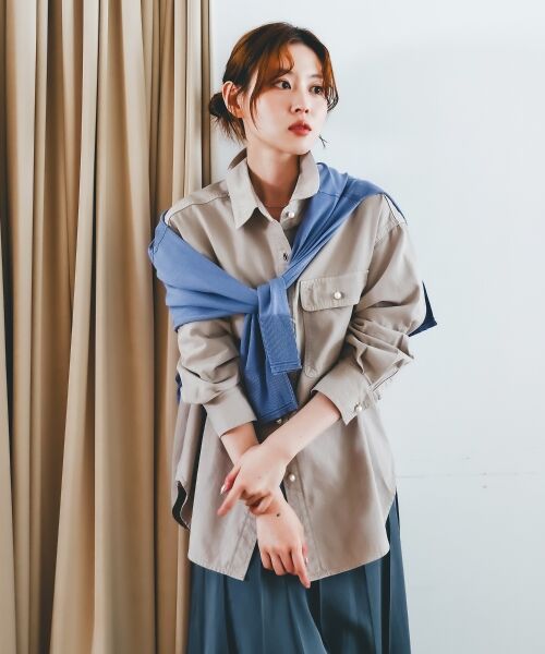 le.coeur blanc / ルクールブラン カーディガン・ボレロ | 《手洗い可能》ハイゲージワイドVネックカーディガン | 詳細12