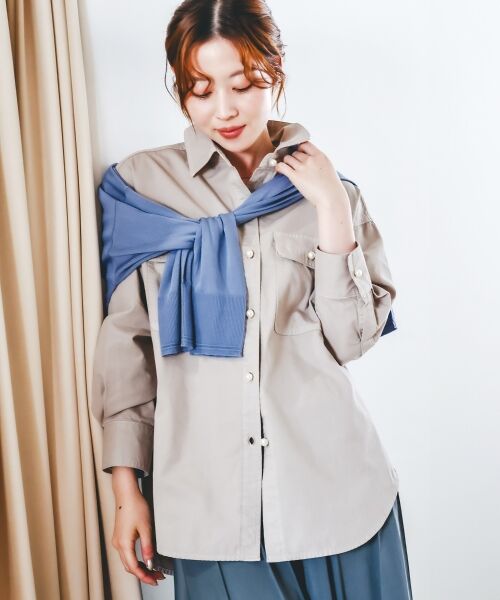 le.coeur blanc / ルクールブラン カーディガン・ボレロ | 《手洗い可能》ハイゲージワイドVネックカーディガン | 詳細14