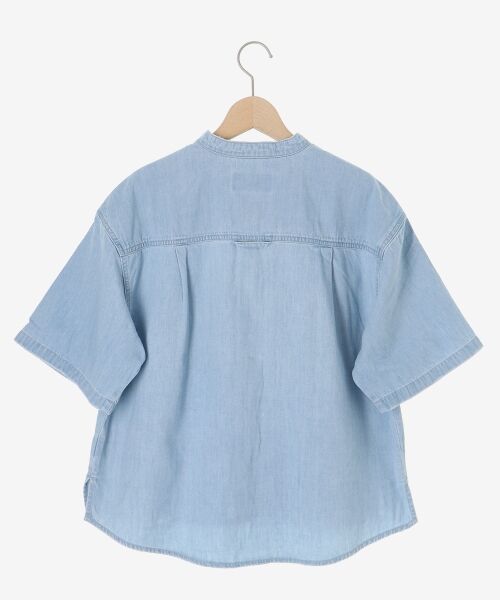 le.coeur blanc / ルクールブラン シャツ・ブラウス | スタンドネックパールボタンハーフスリーブシャツ | 詳細26