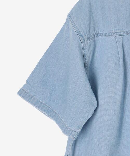 le.coeur blanc / ルクールブラン シャツ・ブラウス | スタンドネックパールボタンハーフスリーブシャツ | 詳細28