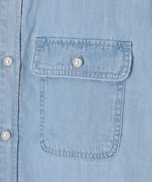 le.coeur blanc / ルクールブラン シャツ・ブラウス | スタンドネックパールボタンハーフスリーブシャツ | 詳細29