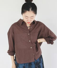 le.coeur blanc / ルクールブラン シャツ・ブラウス | コットン麻コンパクトシャツ