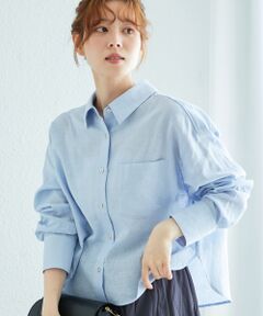 le.coeur blanc / ルクールブラン シャツ・ブラウス | コットン麻コンパクトシャツ