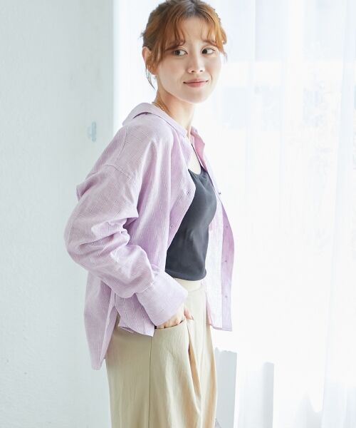 le.coeur blanc / ルクールブラン シャツ・ブラウス | コットン麻コンパクトシャツ | 詳細10