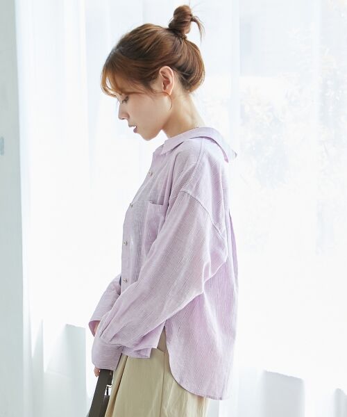 le.coeur blanc / ルクールブラン シャツ・ブラウス | コットン麻コンパクトシャツ | 詳細12