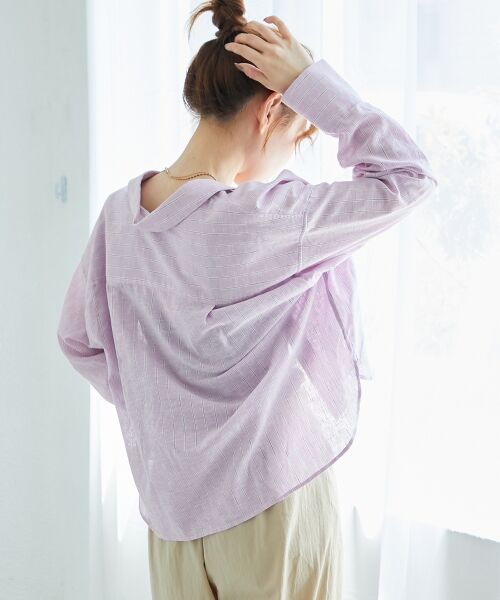 le.coeur blanc / ルクールブラン シャツ・ブラウス | コットン麻コンパクトシャツ | 詳細14