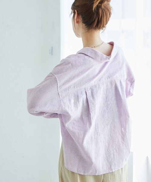 le.coeur blanc / ルクールブラン シャツ・ブラウス | コットン麻コンパクトシャツ | 詳細15
